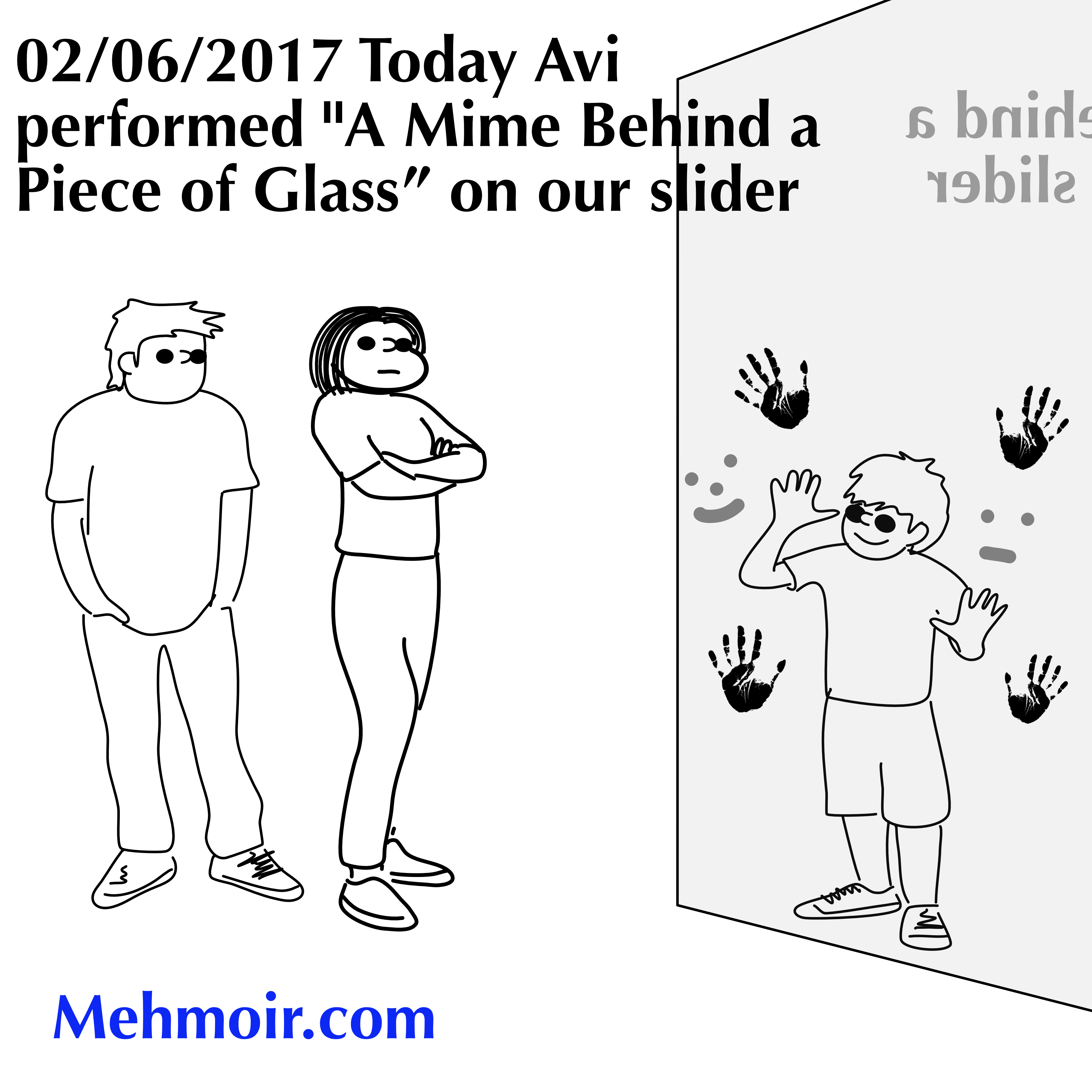 a mime … and a prop comic.