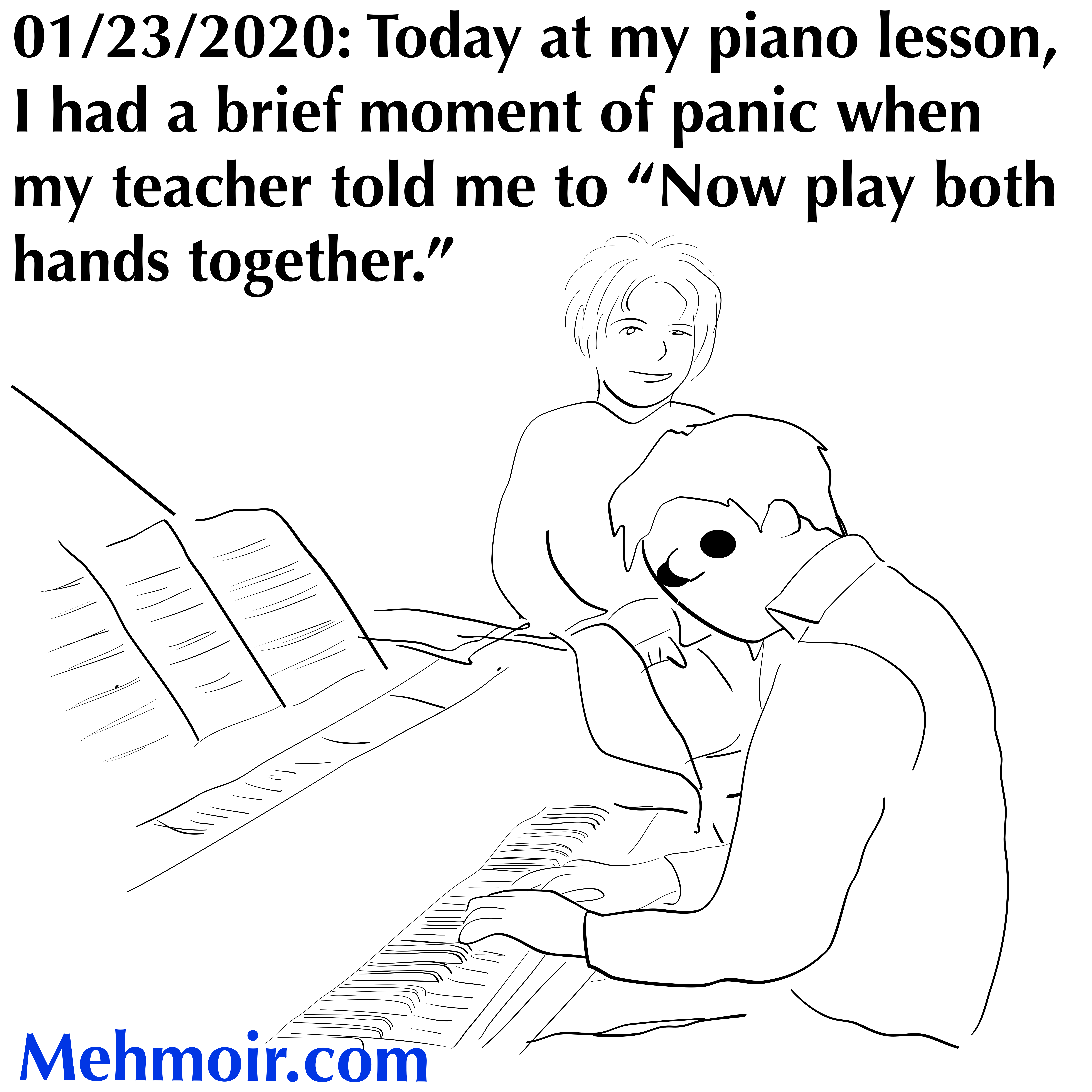 Next recital I will request to play “Johnny One-Note”