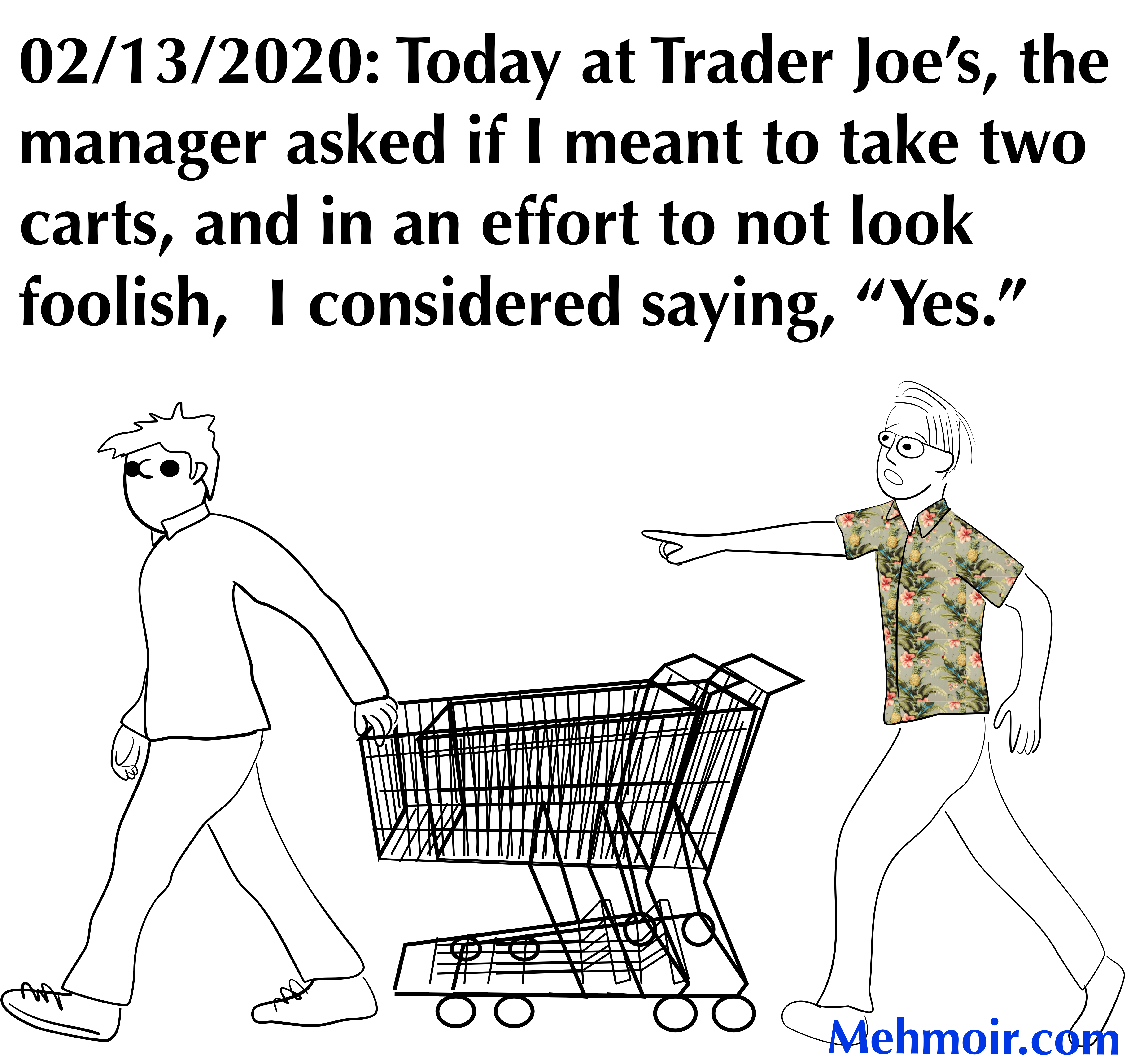 And yet, they are so quick to offer double-bagging