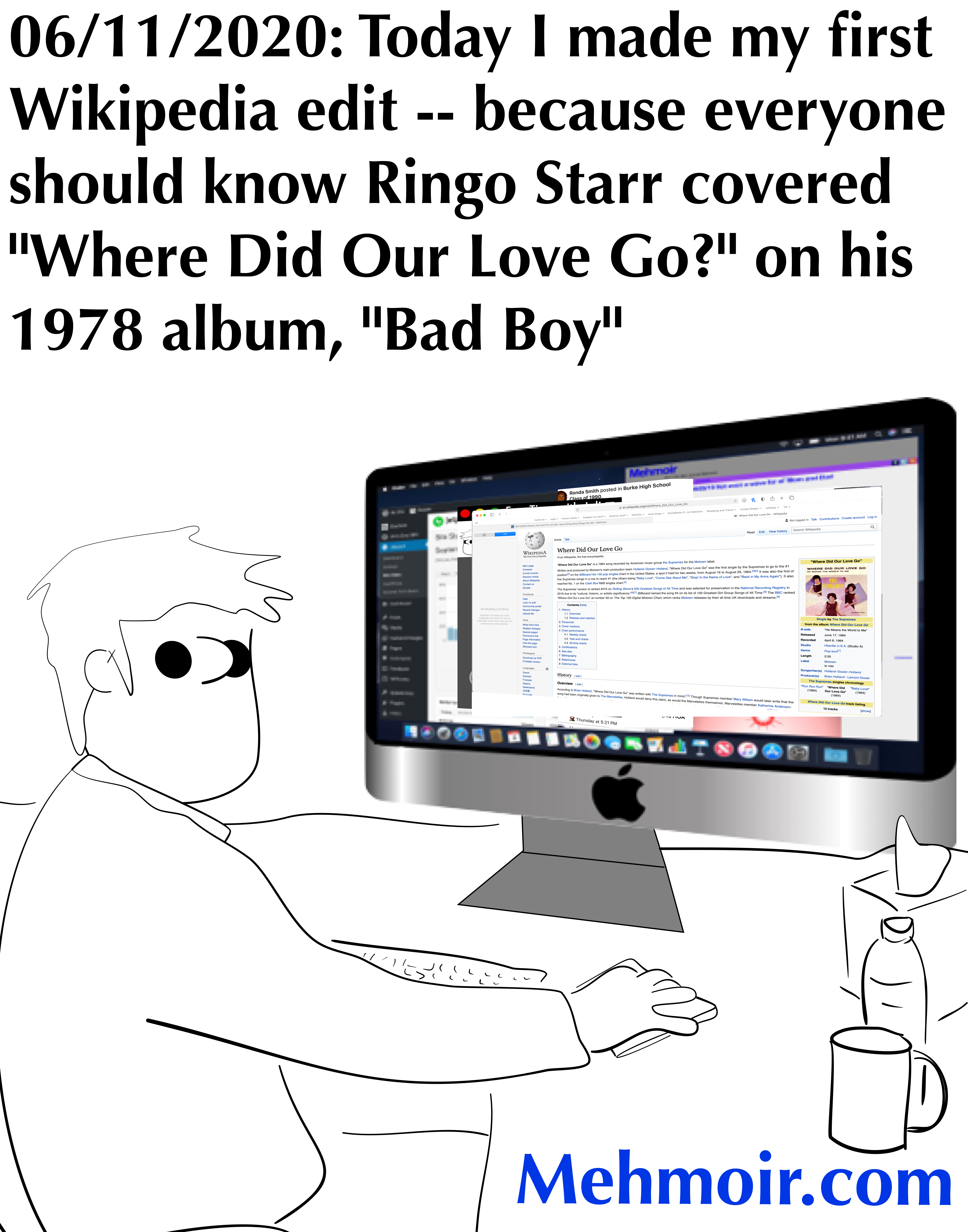 Where’s the love? It’s not like I was writing about Ringo the 4th.
