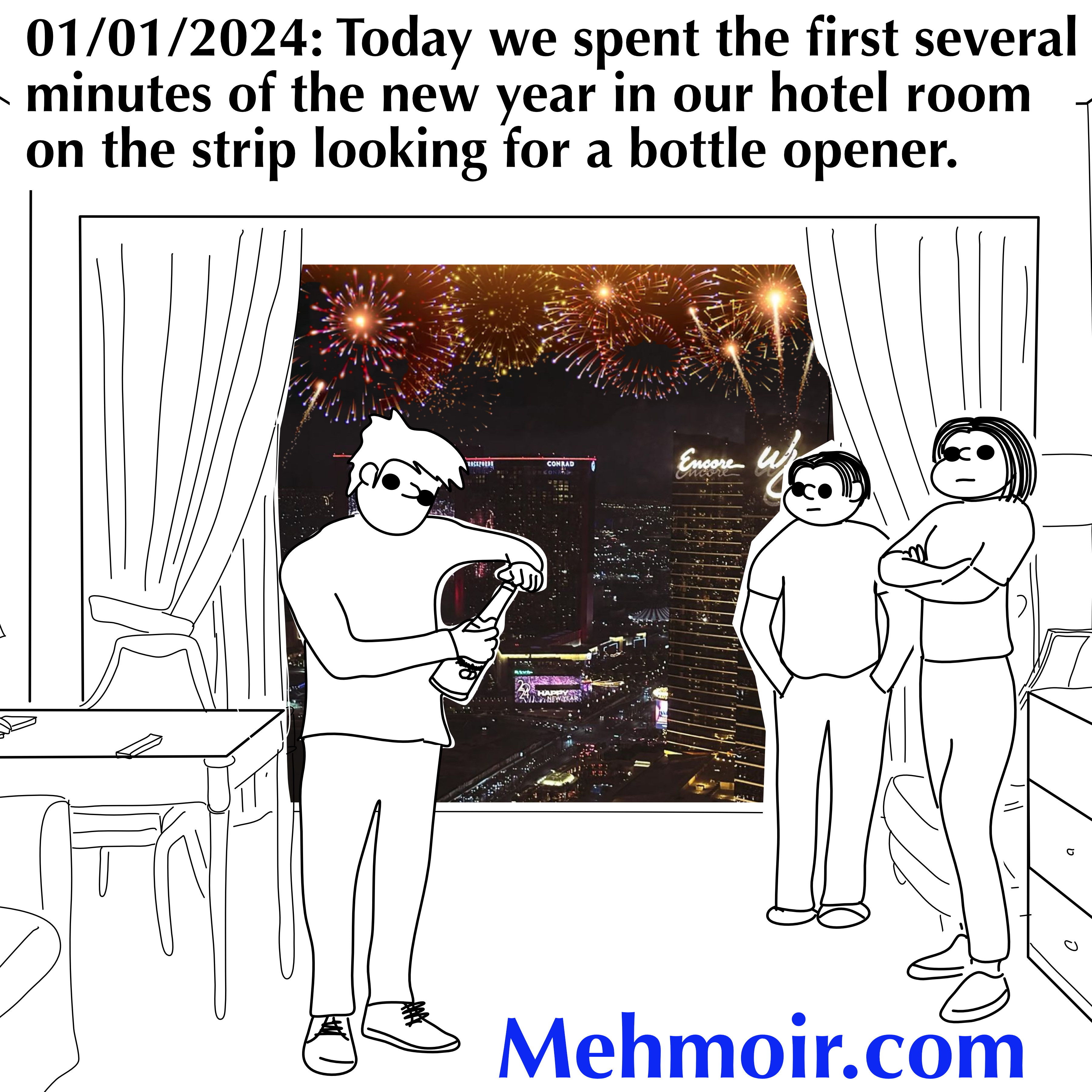 Let us just say I was eventually able to get us out of that [door] jam