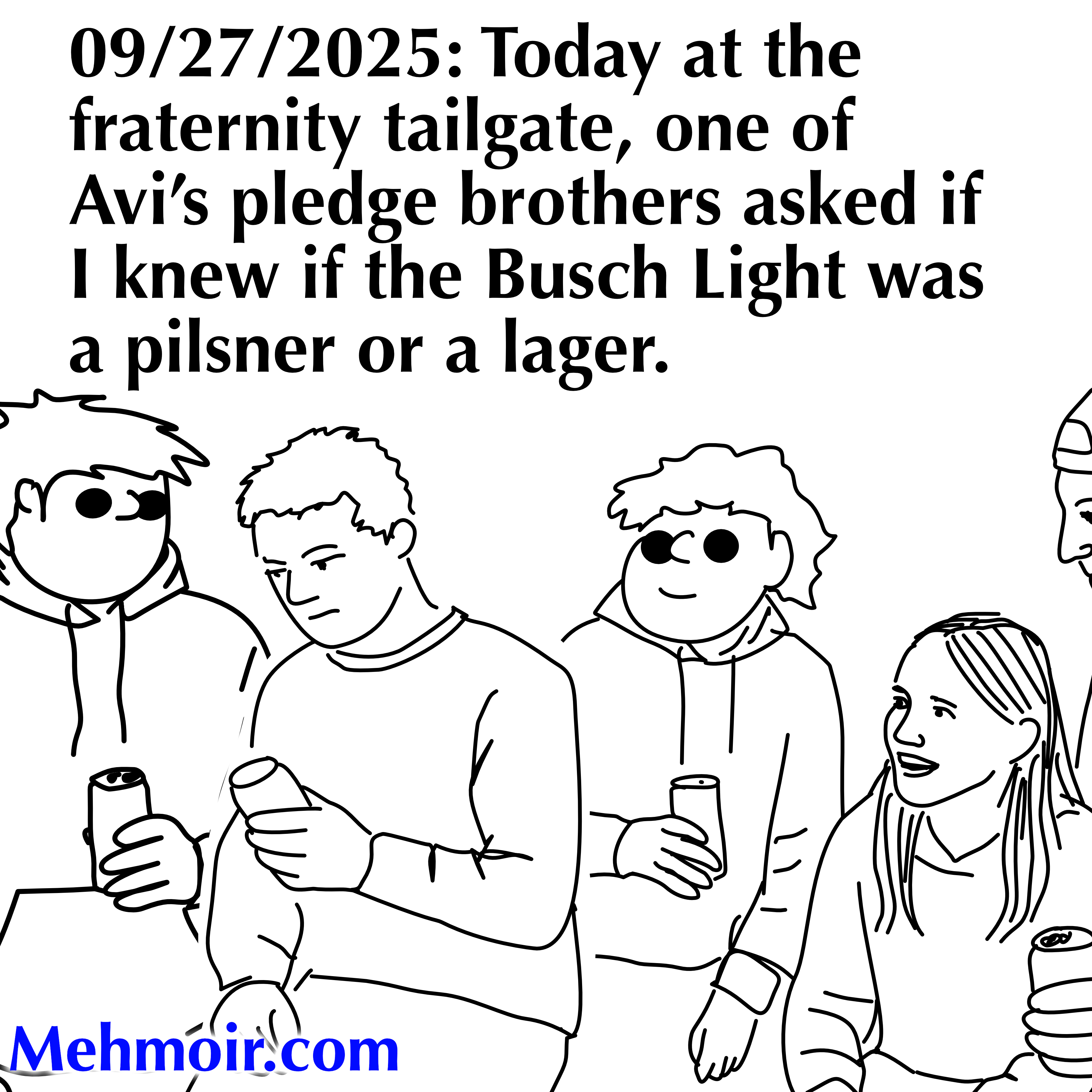 A faint bouquet of skunk, regret, and aluminum