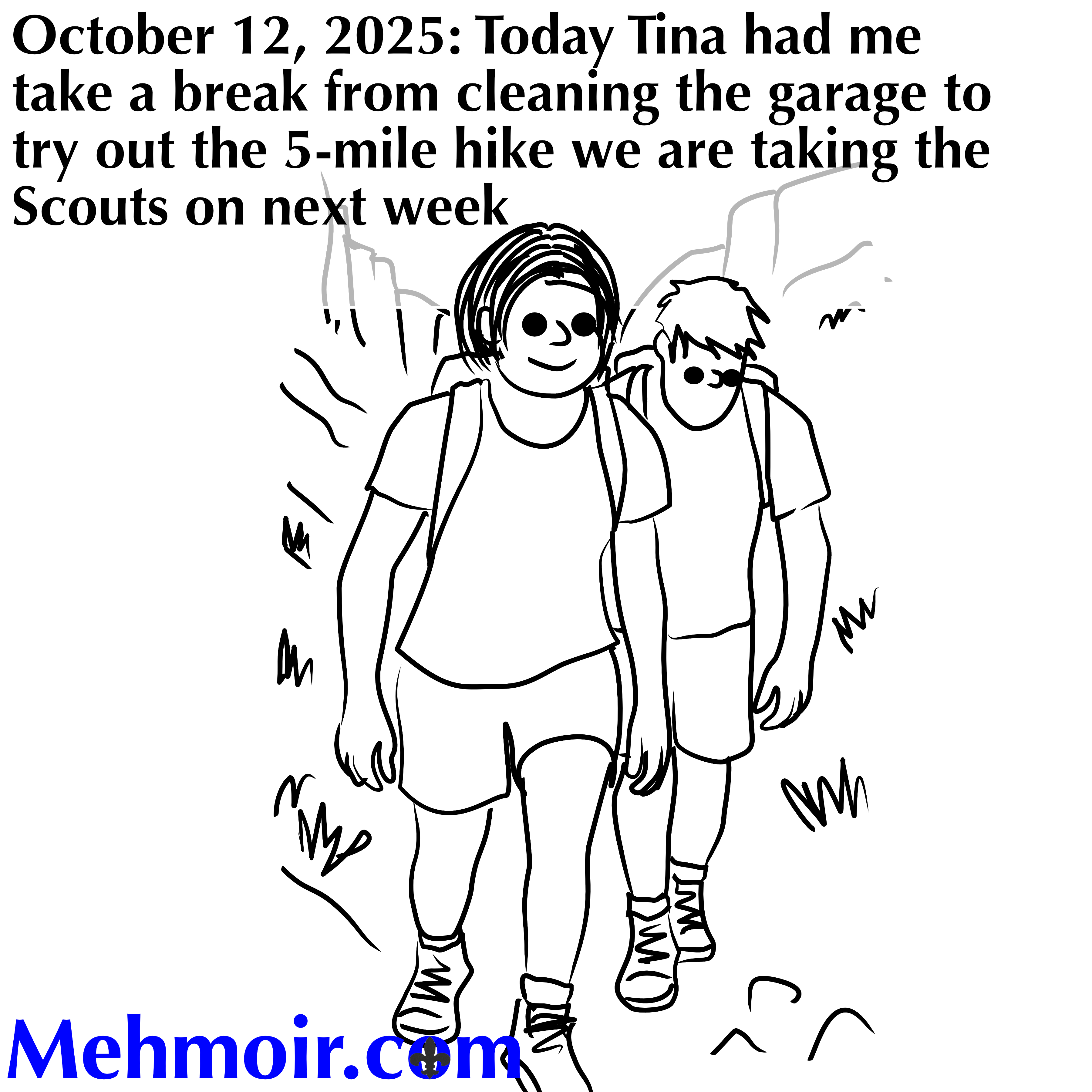 Next time, I’m suggesting a “break” that involves air-conditioning and snacks