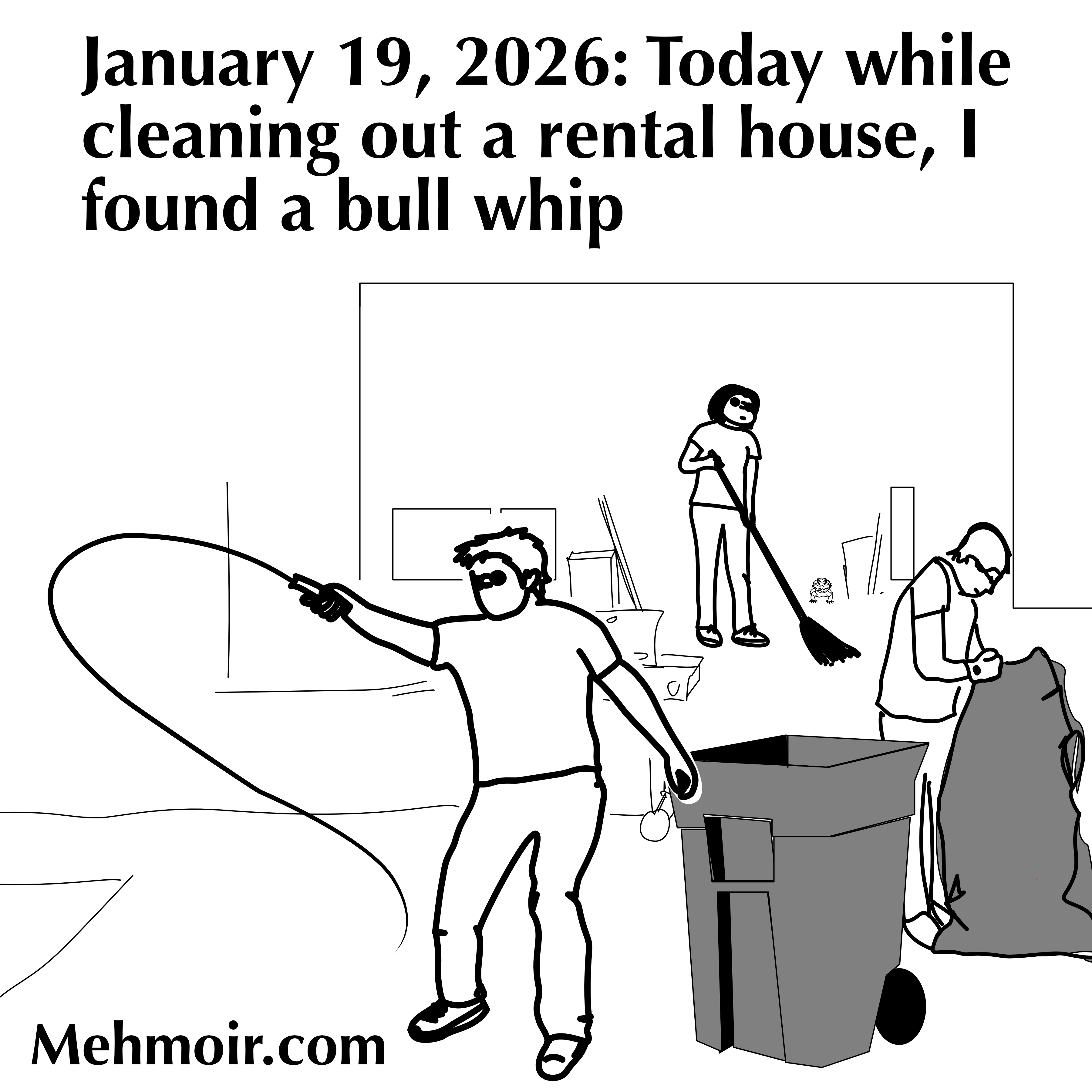 Fascinating that the bearded dragon hiding in the garage was the SECOND most interesting thing we found