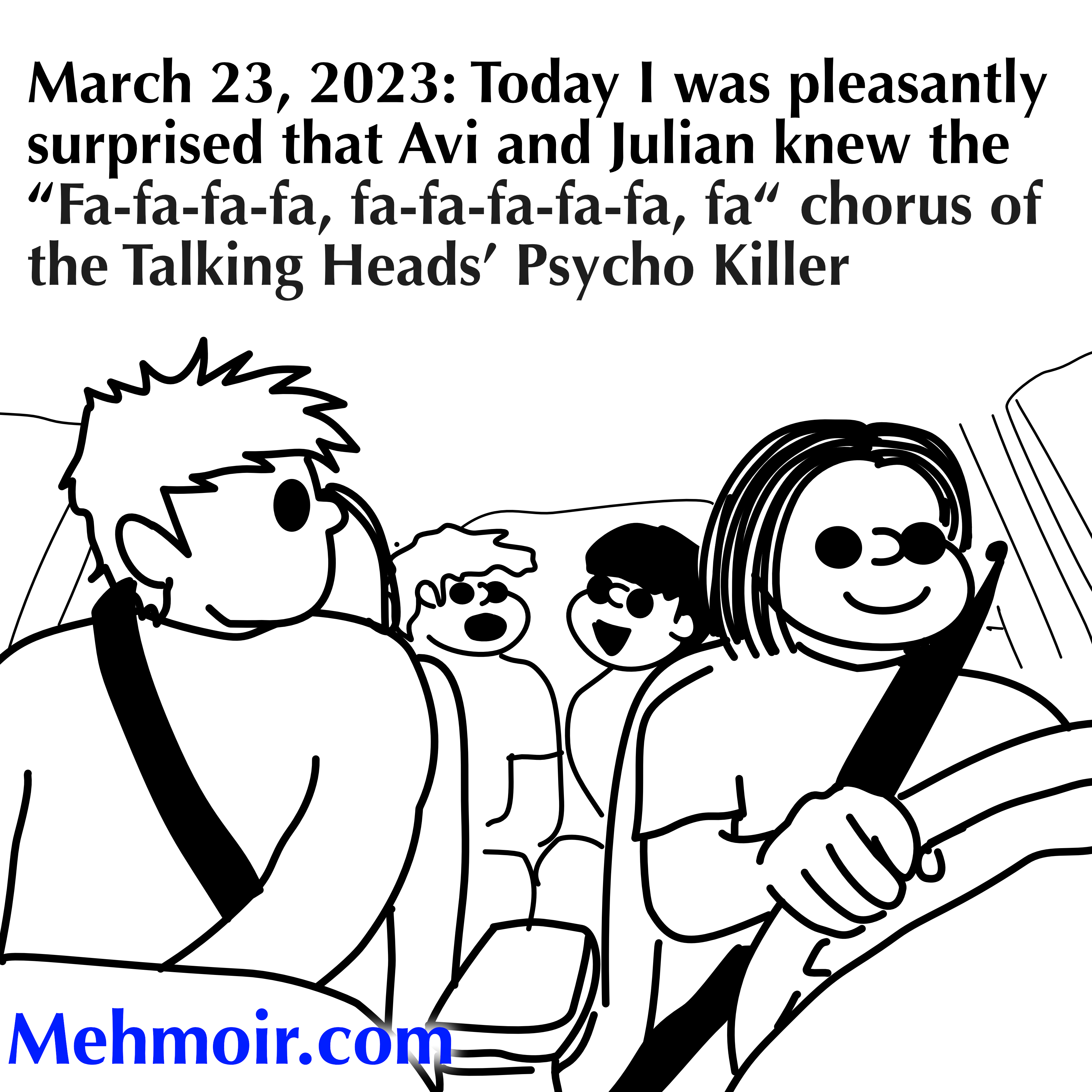 And you may find yourself behind the wheel of a large automobile You may find yourself in a beautiful house with a beautiful wife You may ask yourself, Well, how did I get here?